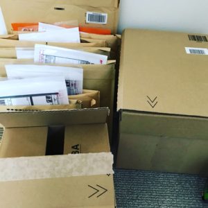 配送の外注さんを追加 今日は梱包デイ