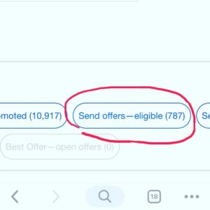 Send offers - eligible を使ってみる！